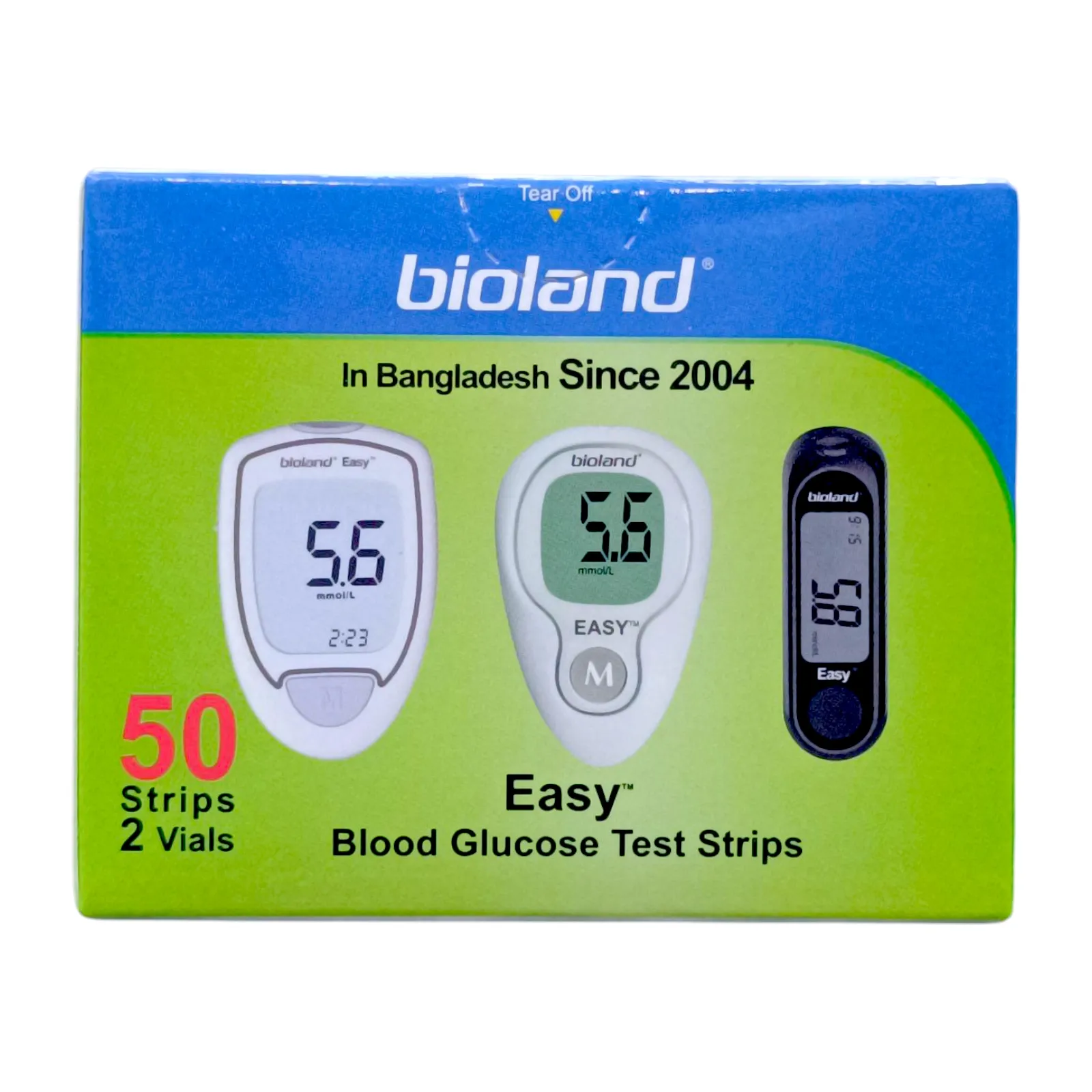 Blood Glucose Test Strips 50pcs- Original Bioland Brand